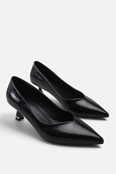 Liza Shoes Pantofi stiletto - Negru - Elegant / Noapte