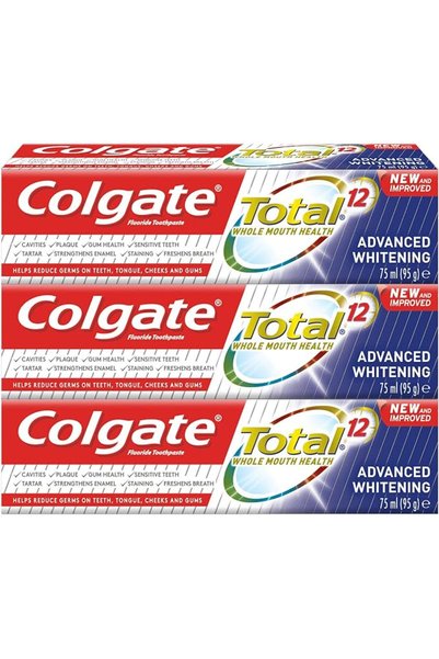 Colgate Palmolive معجون أسنان كولجيت توتال أكتيف بريفيشن، تبييض متقدم، يساعد ...