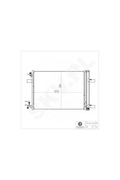 ESEN SKV Radiator aer condiționat Chevrolet Cruze Orlando Opel Astra J 1850136