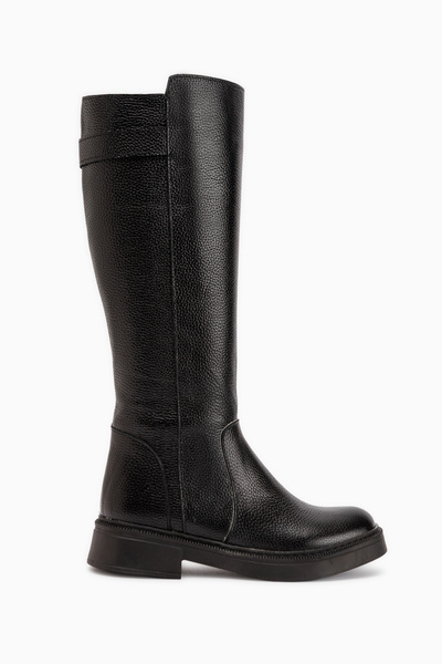Limoya June Genuine Leather Black Women's Boots