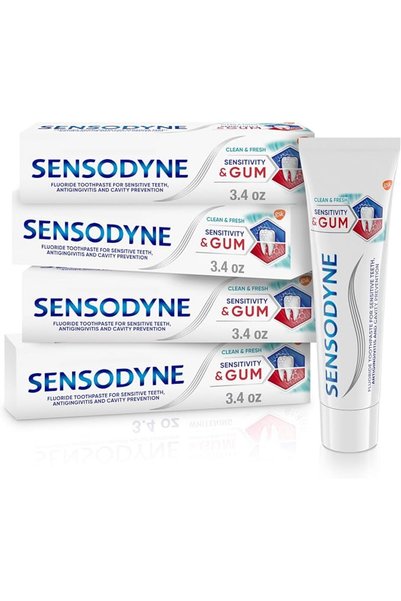 Sensodyne Sensitivity & Gum Sensitive Toothpaste for Gingivitis, Sensitive Te...