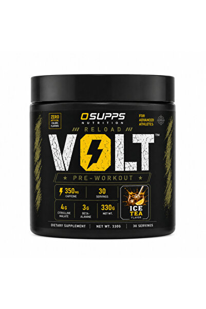 OSUPPS أوسبس ريلود VOLT بري وورك أوت - نكهة آيس تي - 330 جم - 30 حصة