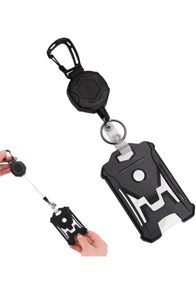 GENERAL Retractable Badge Holder Tactical ID Card Holder with Heavy Duty 31.5...
