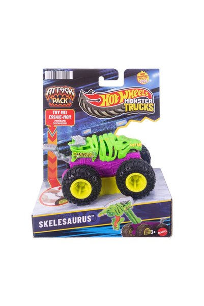 mattel Хот Уилс Монстър Тракс Атакуващ пакет Скеласауърс (JML02)