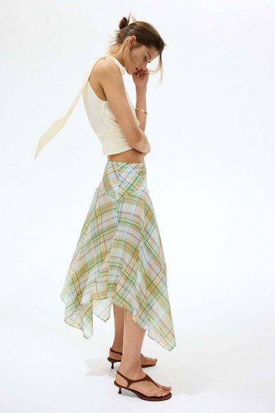 H&M Lyocell-blend handkerchief skirt