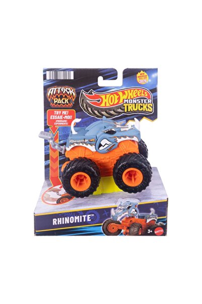 mattel Хот Уилс Монстър Тракс Атакуващ комплект Риномит (JMK97)