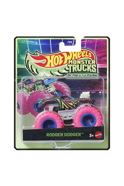 HOT WHEELS Monster Truck Glow in the Dark Masinuta Rodger Dodger scara 1 la 64
