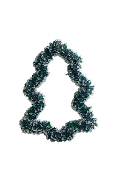 Generic Brand Decorațiune brad artificial verde în formă de pom de Crăciun – ...