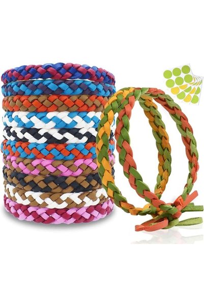Yelajoy 12 PCS Mosquito Repellent Bracelet, Insect Protection Wristband, Outd...