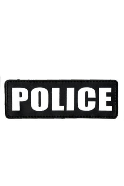 All About Army Σήμα Καουτσούκ Police Για Πλάτη