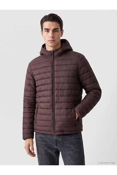 LC Waikiki Nevavm with Difference Lcwaikiki Classic Brown Regular Fit Hooded ...