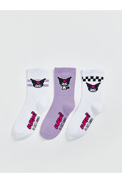 LC Waikiki Kuromi Embroidered Girls' Socks from Uzg Store for Style Enthusias...