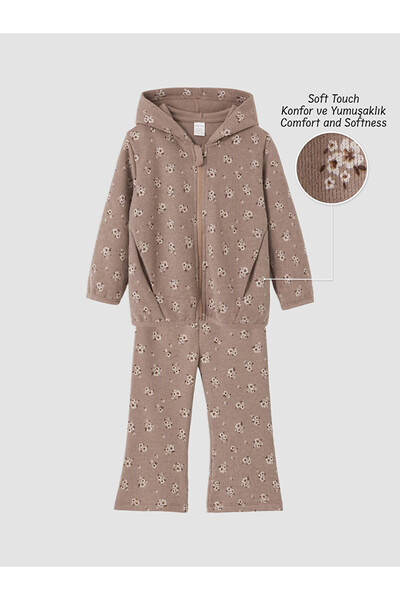 LC Waikiki I Floral Baby Girl Soft Touch Set from Freezen Store
