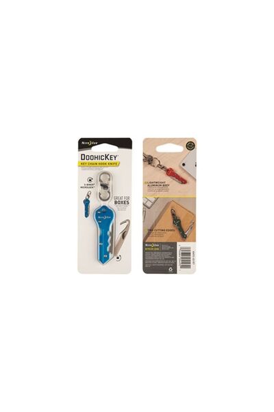Nite Ize Μπρελόκ-μαχαίρι DoohicKey Key Chain Hook Knife Blue