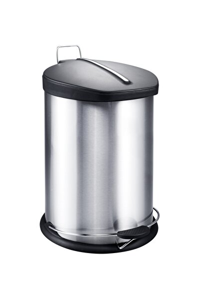 AVCI HOME MAKER 12L Stainless Steel Step Bin, Silver / Black