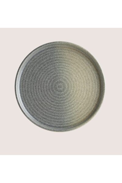 tabakevi Tabak evi porcelain hornfels ripple flat plate 28cm single