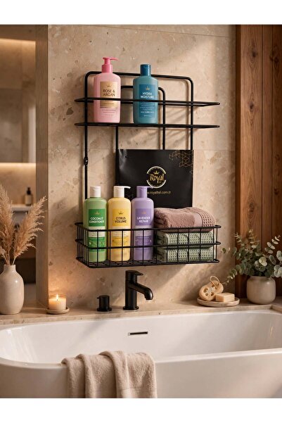 Banyo duşakabin 2 katlı şampuanlık