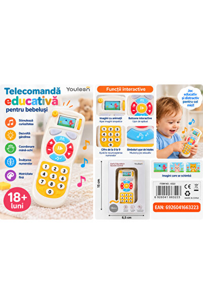 Generic Brand Telecomandă Interactivă de Jucărie pentru Bebeluși Youleen, cu ...