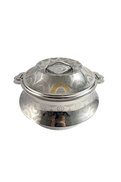 AVCI HOME MAKER Orcus Hotpot 1500 ml Capacity, Gold / Silver