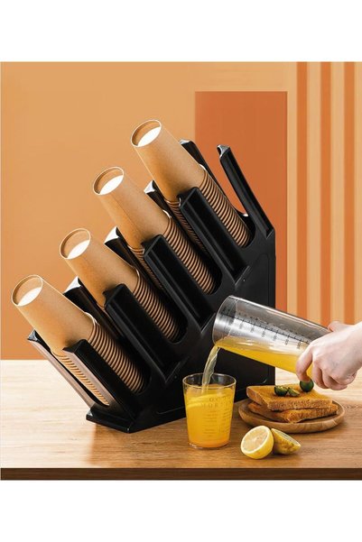 Biradlı Groovy GRV-KBS-01 Plastik Karton Bardak Standı 38,6 x 29,5 x 45 cm