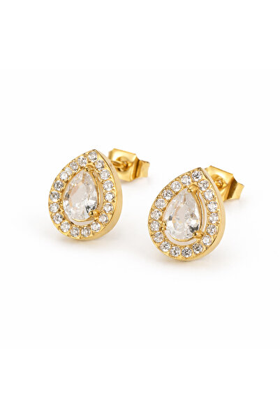 YVA Jewelry Cercei din inox placat cu aur waterproof "Hyades"