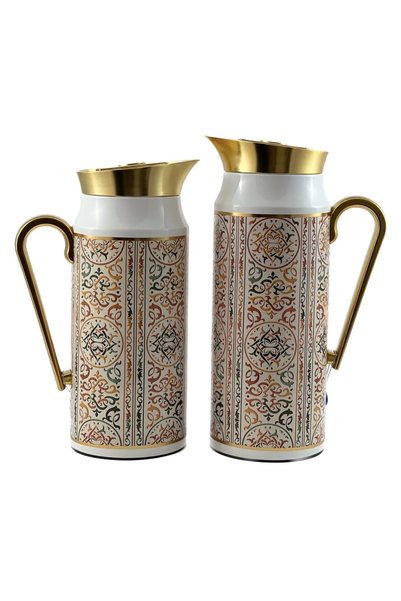 AVCI HOME MAKER 2-Piece Tea & Coffee Flask, 0.75 Liter, 1 Liter, Multicolor