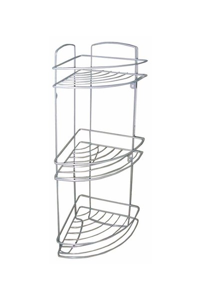 Sidirela Γωνιακό Ράφι Τριών Επιπέδων 22x22x53εκ. E-0774