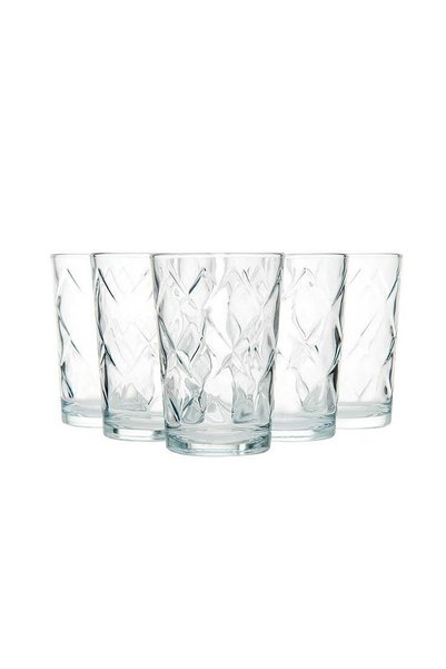 LAV 6 Pieces Mevsim Water Glass Set 205 Ml - Clear