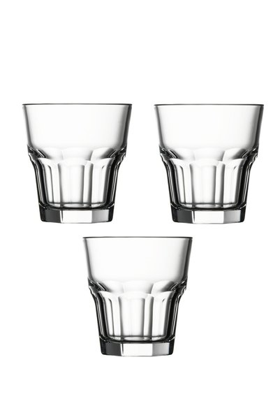 Paşabahçe 3 Pieces Casablanca Whisky Glass Set 265 Ml, 91.5 Mm, 86 Mm, Clear