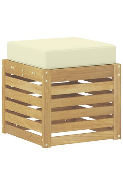 vidaxl Bancă de exterior Lemn Solid de Acacia Alb spală