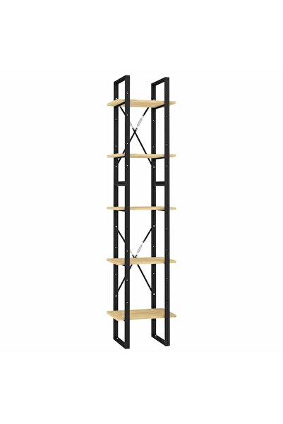 vidaxl Bibliotecă cu 5 rafturi, 40x30x175 cm, lemn masiv de pin