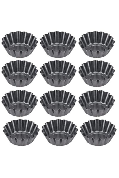 Noonedibs 12 forme de tartă cu ouă – forme de copt din aluminiu antiaderente,...