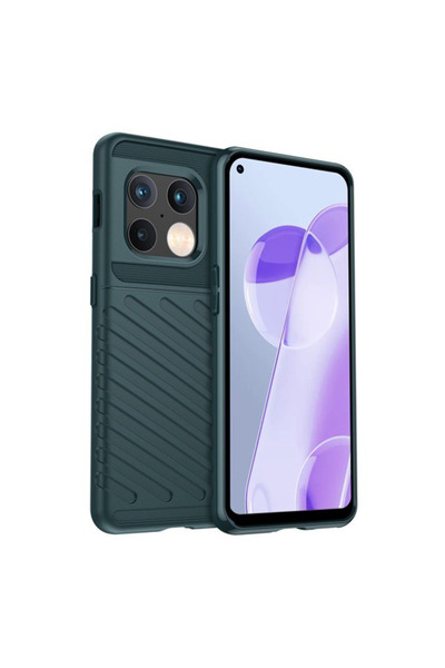 Oneplus Protector de telefon din silicon (rezistent mediu la impact, cu dungi...