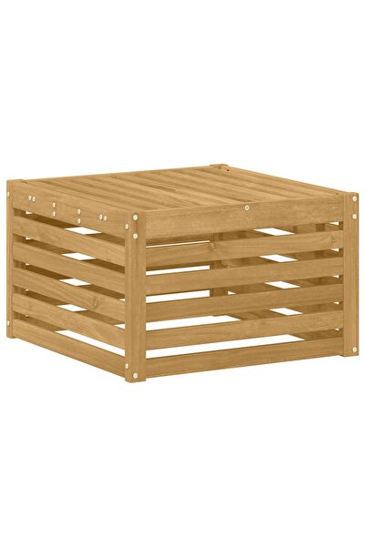 vidaxl Taburet pentru exterior Lemn Solid de Acacia Alb