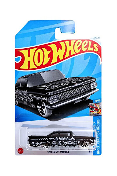 HOT WHEELS '59 Chevy Impala Siyah Uzun Kart (Treasure Hunt - TH) Oyuncak Araba