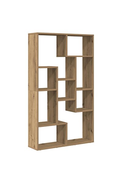 vidaxl Bibliotecă, stejar artizanal, 72x20x120,5 cm, lemn prelucrat