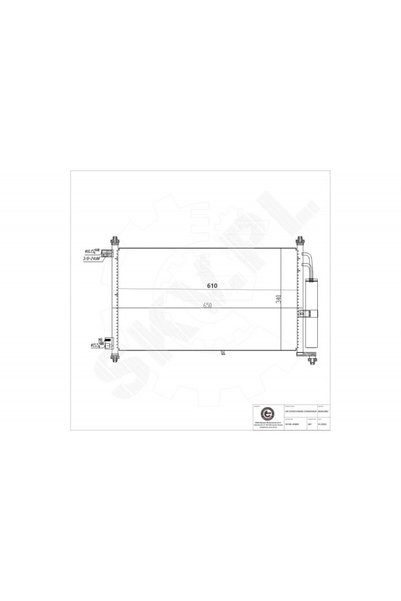 ESEN SKV Radiator climatizare Nissan Juke Micra III 92100AX800