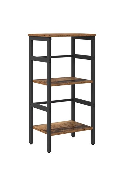 vidaxl Raft pentru cărți 2 niveluri 40 x 29,5 x 81 cm Lemn prelucrat