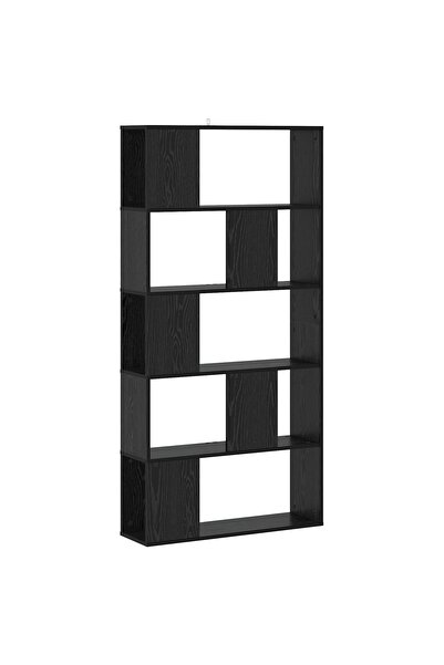 vidaxl Bibliotecă Stejar negru 80,5 x 23,5 x 162,5 cm PB