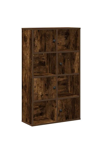 vidaxl Bibliotecă, stejar fumuriu, 60x24x101,5 cm, lemn prelucrat