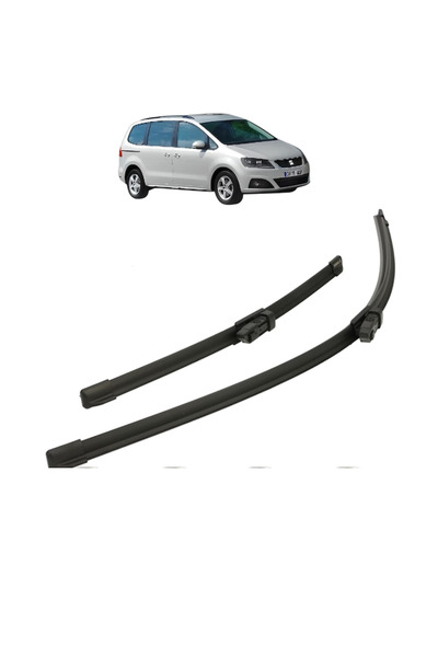 Bosch Σετ 2 υαλοκαθαριστήρων SEAT ALHAMBRA (710, 711) 2010-2022, για παρμπρίζ...