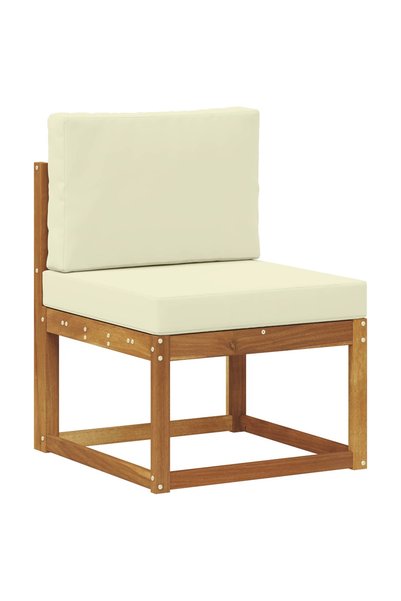 vidaxl Canapea Medie pentru Exterior Lemn Solid de Acacia