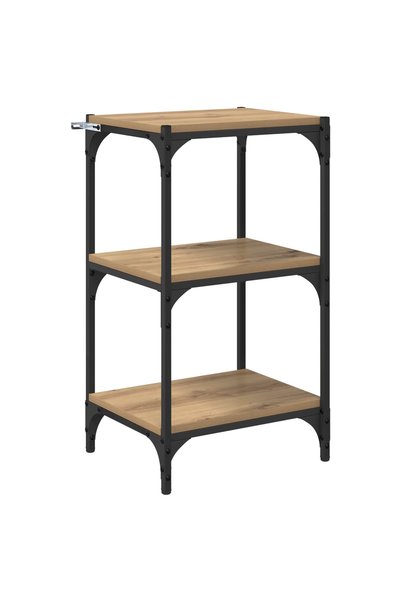 vidaxl Dulap pentru cărți 3 niveluri 40 x 33 x 70,5 cm