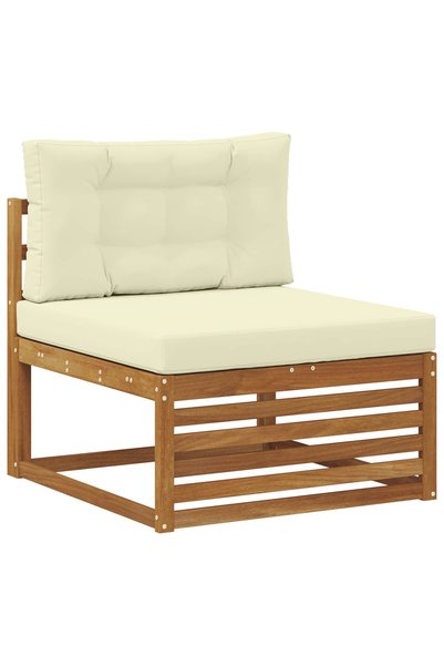 vidaxl Canapea centrală pentru exterior Lemn Solid de Acacia