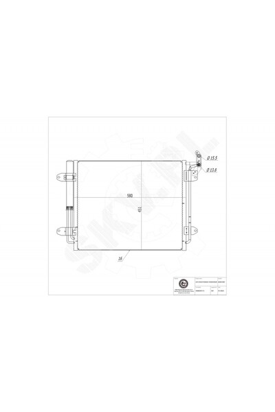 ESEN SKV Radiator climatizare VW Tiguan cu uscător 5N0820411C