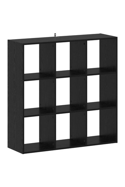 vidaxl Bibliotecă Stejar Negru 102 x 32 x 102 cm