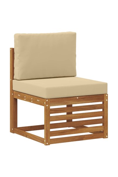 vidaxl Canapea Medie pentru Exterior Lemn Solid de Acacia