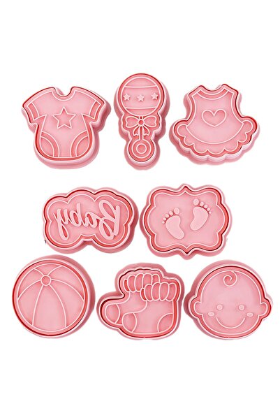 Noonedibs Set de forme pentru fursecuri pentru bebeluși - 8 piese - Forme de ...