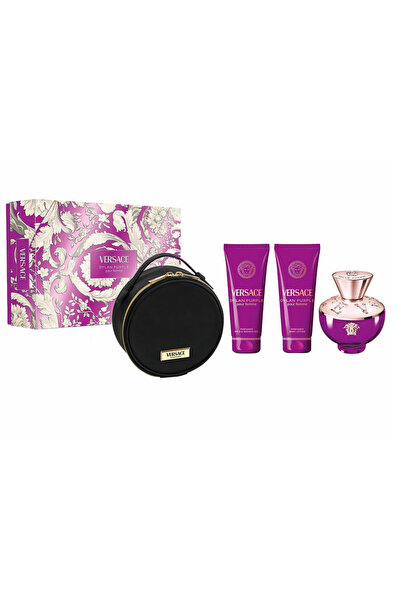 Versace POUR FEMME DYLAN PURPLE (W) SET EDP 100 مل + لوشن للجسم 100 مل + جل ا...