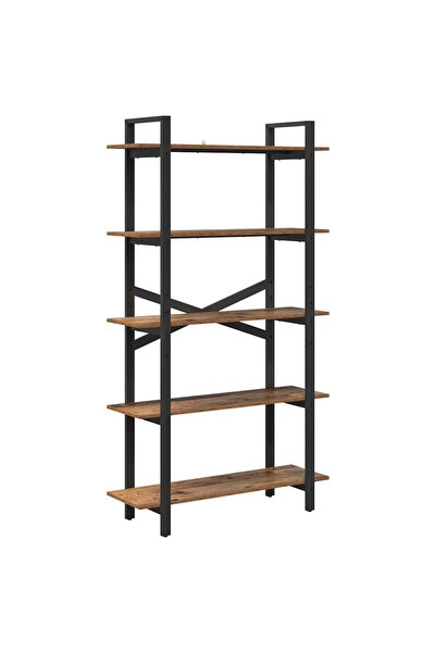 vidaxl Raft pentru cărți 5 niveluri 100 x 33,5 x 178 cm Lemn prelucrat